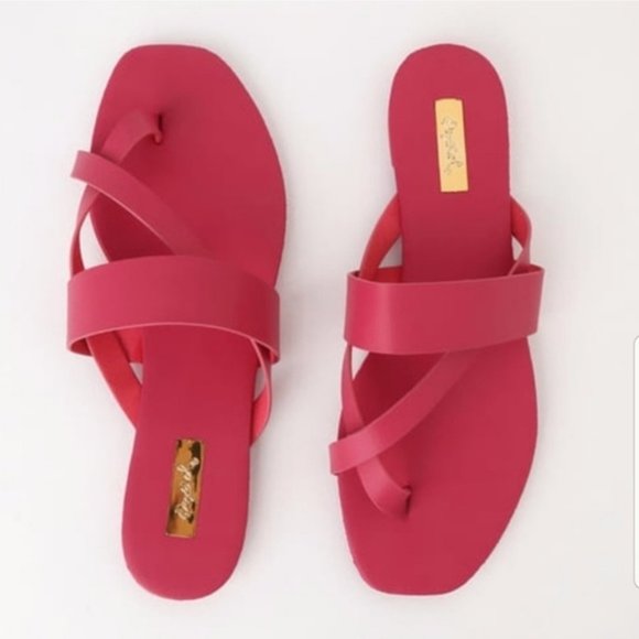 Pink Toe Ring Flat Sandals - Picture 5 of 5